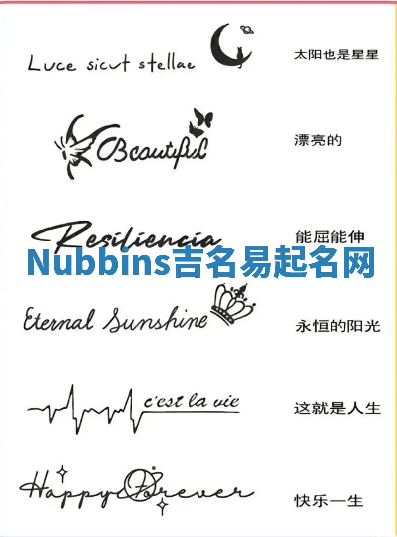 Nubbins吉名易起名网