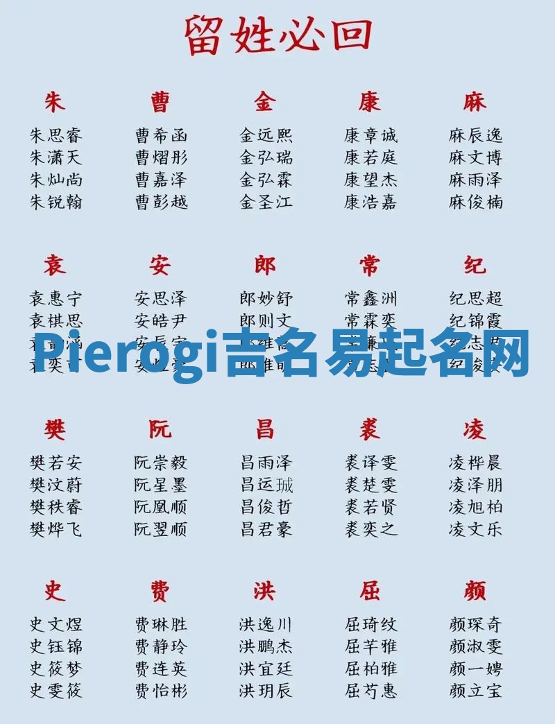 Pierogi吉名易起名网
