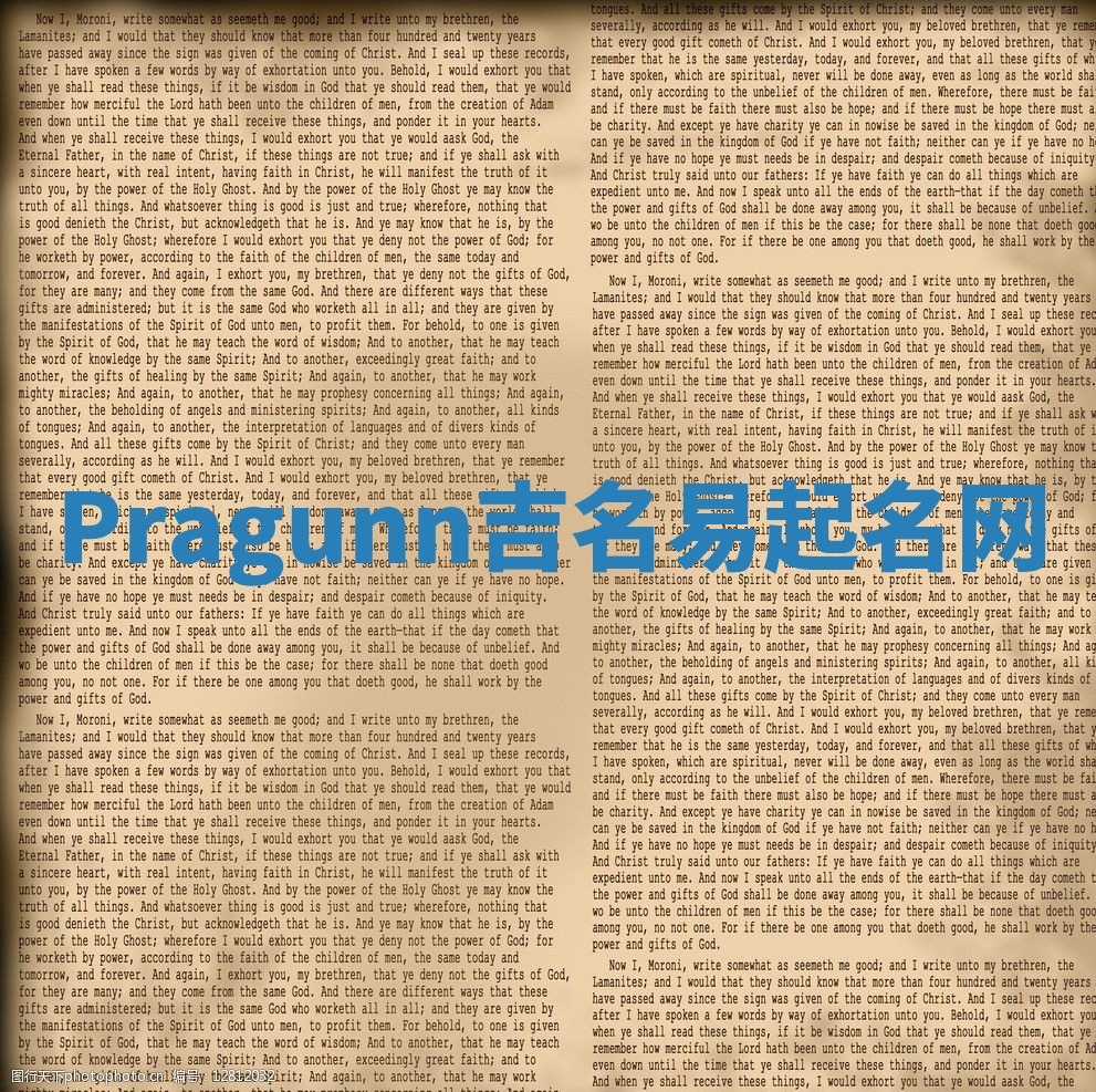 Pragunn吉名易起名网