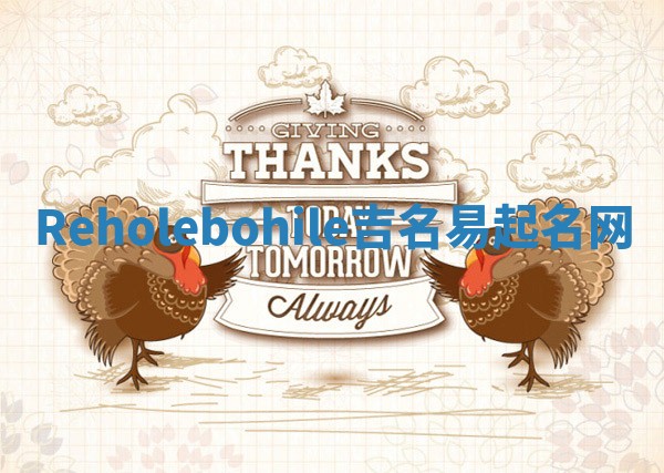 Reholebohile吉名易起名网