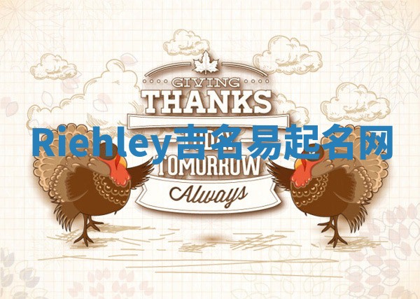Riehley吉名易起名网