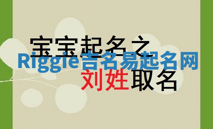 Riggie吉名易起名网