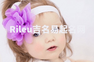 Rileu吉名易起名网