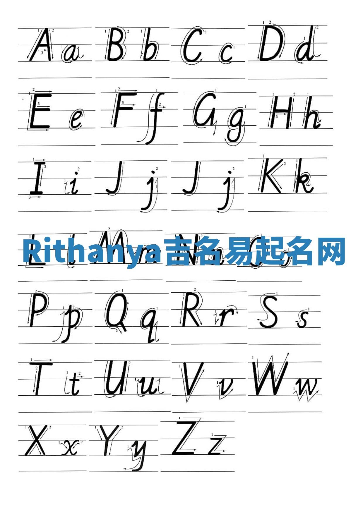 Rithanya吉名易起名网