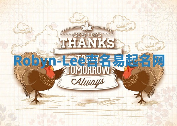 Robyn-Lee吉名易起名网
