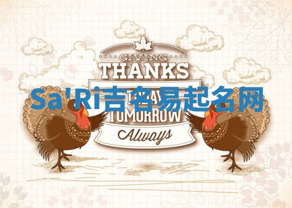 Sa'Ri吉名易起名网