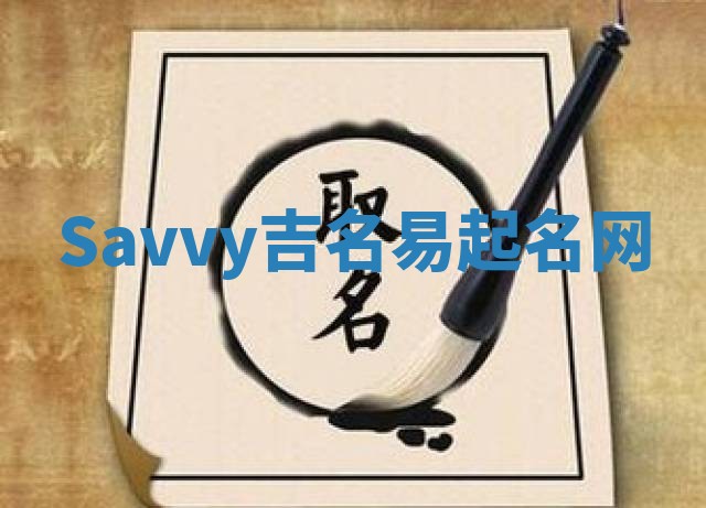 Savvy吉名易起名网