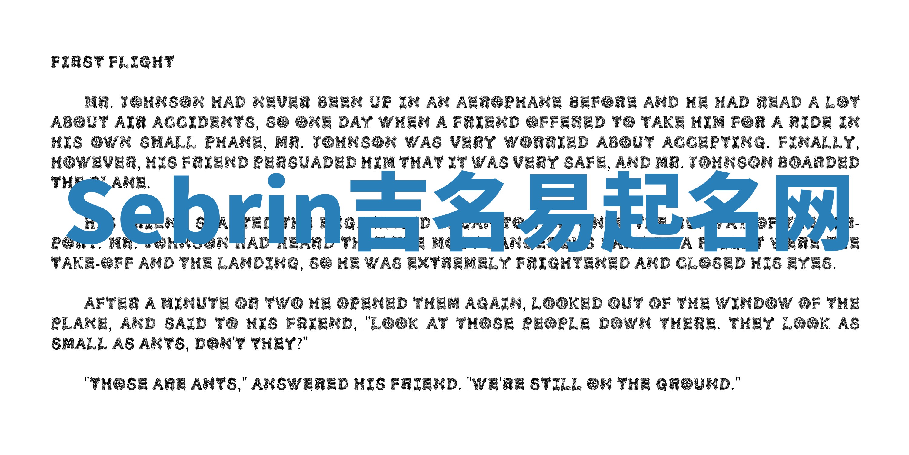 Sebrin吉名易起名网