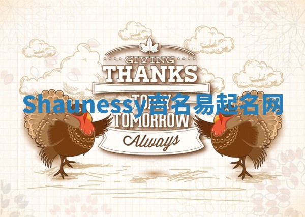Shaunessy吉名易起名网
