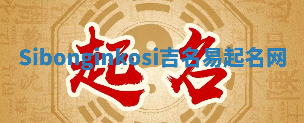Sibonginkosi吉名易起名网