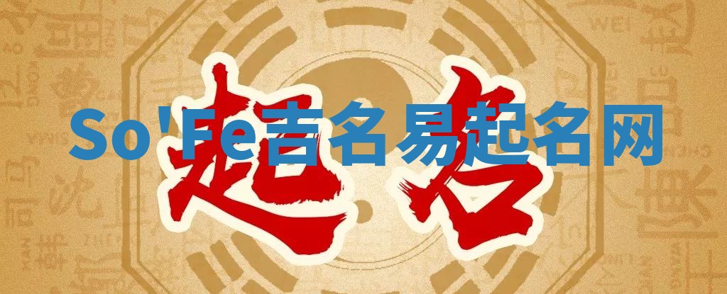 So'Fe吉名易起名网