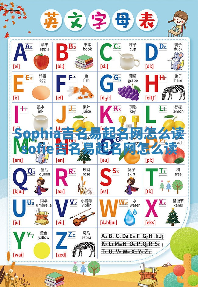 Sophia吉名易起名网怎么读 sofie吉名易起名网怎么读