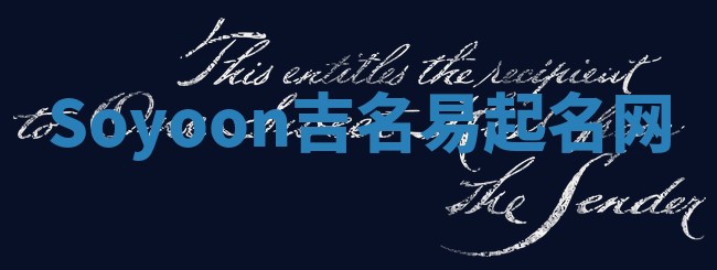 Soyoon吉名易起名网