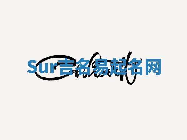 Sur吉名易起名网