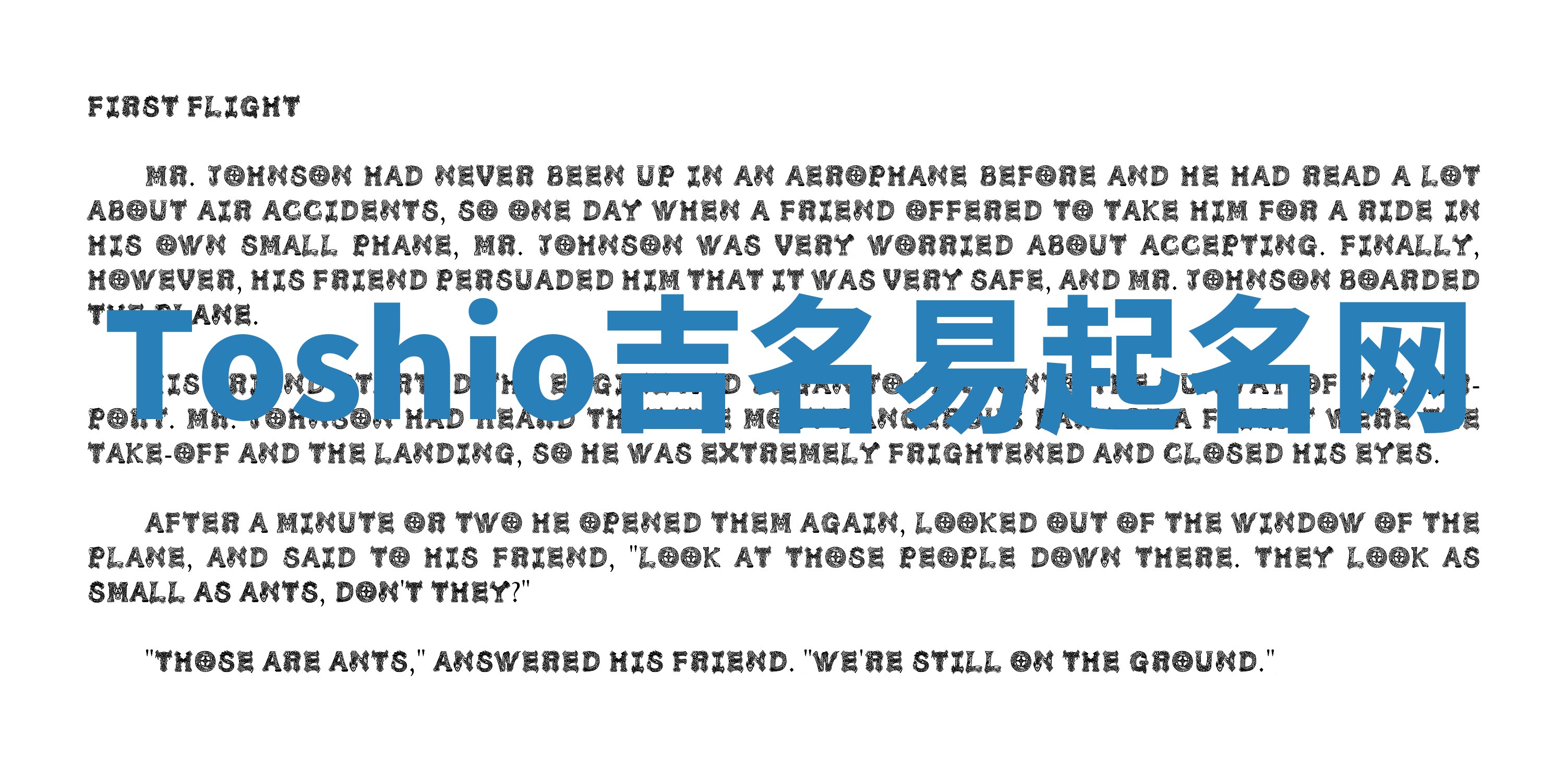 Toshio吉名易起名网