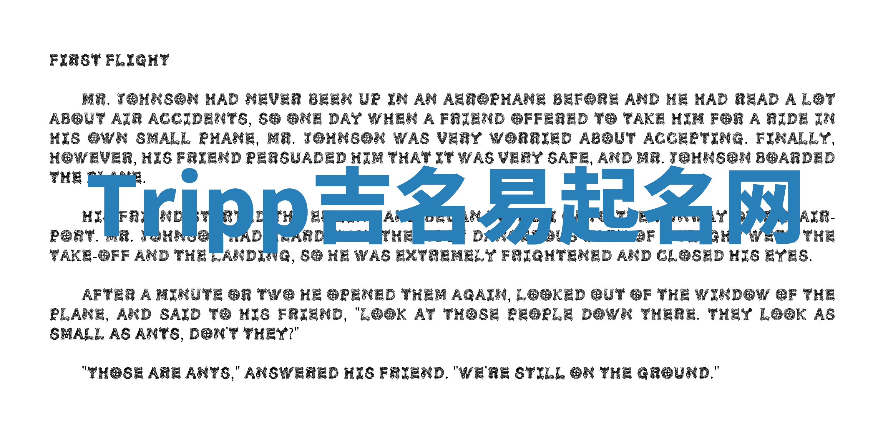 Tripp吉名易起名网