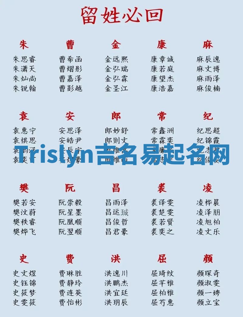 Trislyn吉名易起名网