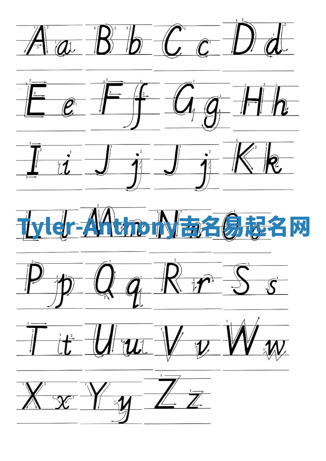 Tyler-Anthony吉名易起名网