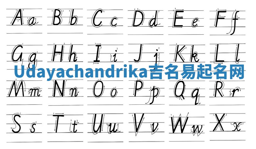 Udayachandrika吉名易起名网
