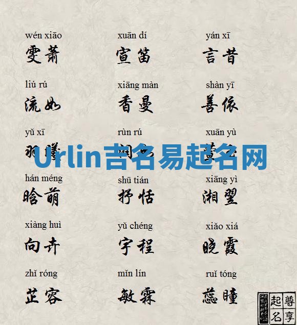 Urlin吉名易起名网