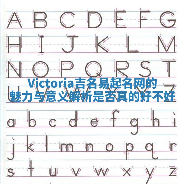 Victoria吉名易起名网的魅力与意义解析是否真的好不好