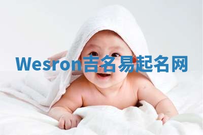 Wesron吉名易起名网