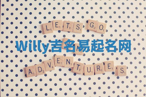 Willy吉名易起名网