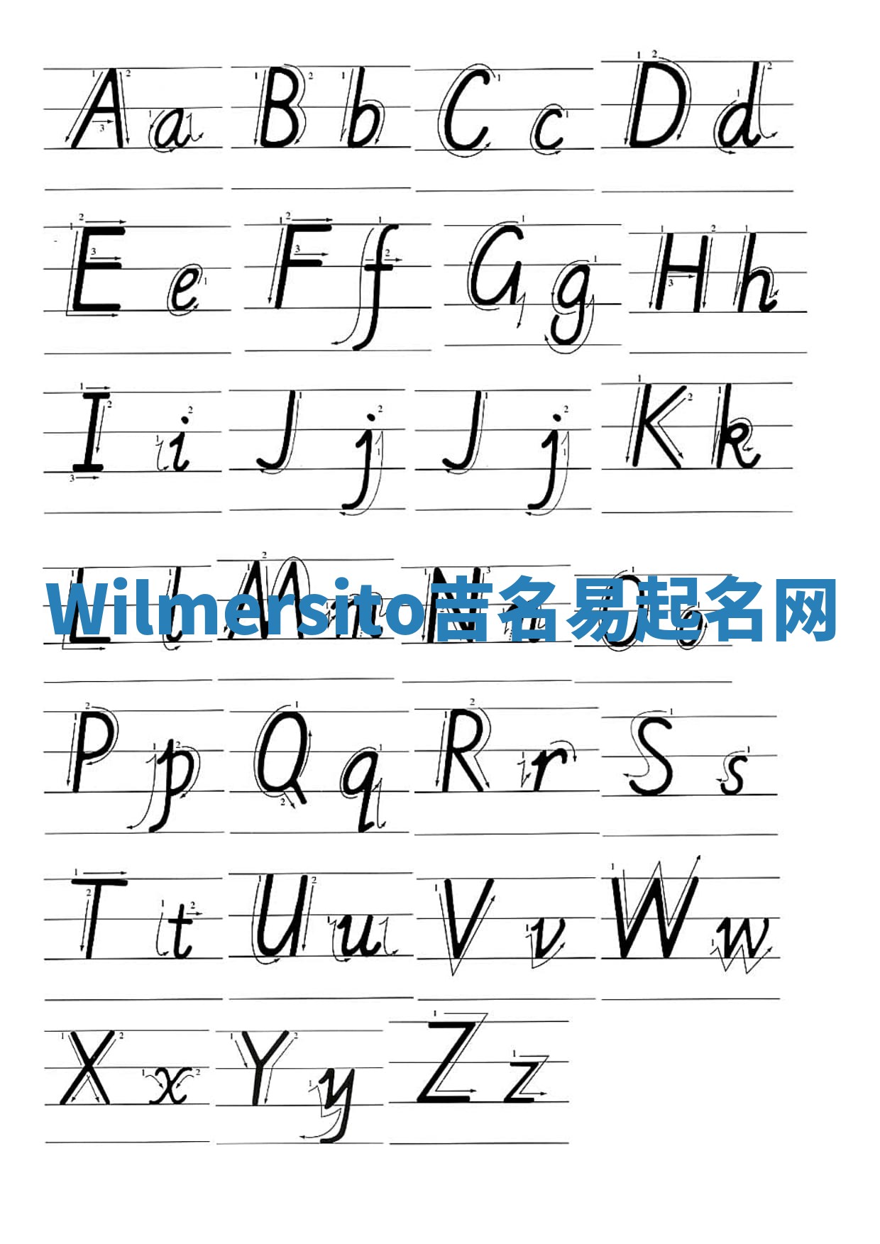 Wilmersito吉名易起名网