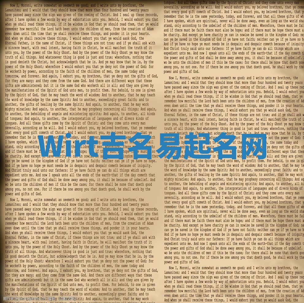 Wirt吉名易起名网 Wirt吉名易起名网