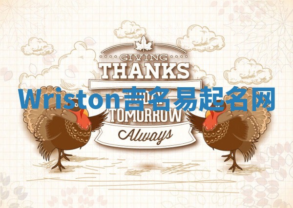 Wriston吉名易起名网