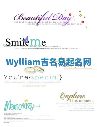 Wylliam吉名易起名网