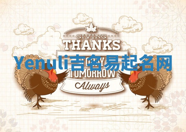 Yenuli吉名易起名网