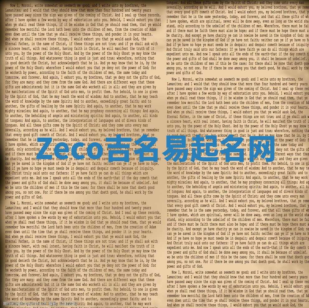 Zeco吉名易起名网
